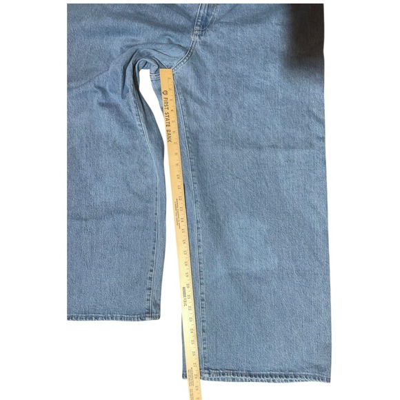 Universal Thread Jeans Women 22 Reg High Rise Sailor Wide Leg Ankle Gray Wash - Picture 11 of 12